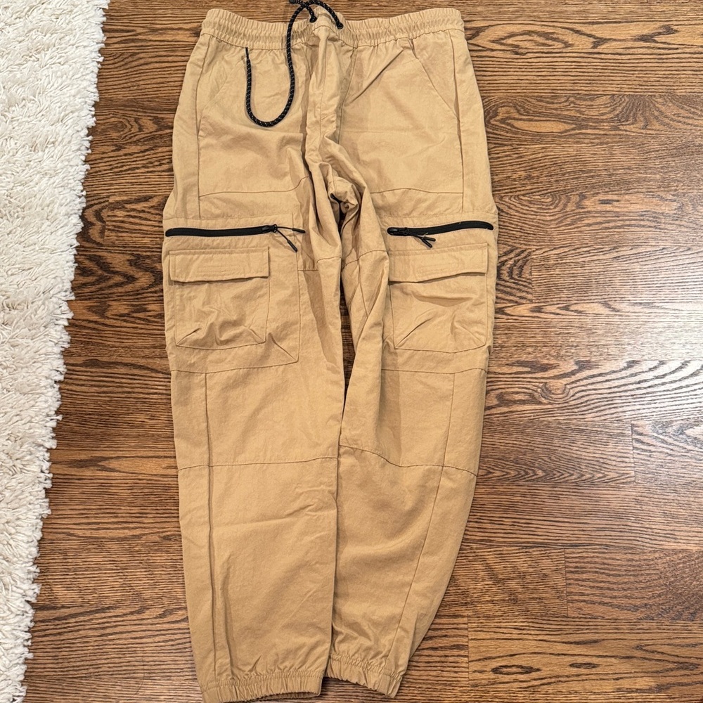 PacSun Men's Camel Cargo Pants